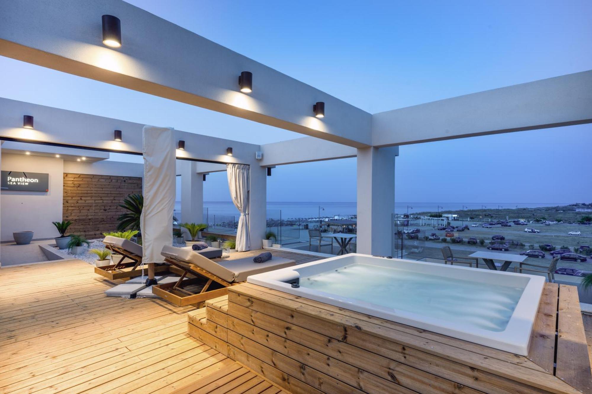 Aparthotel Pantheon Sea View Nei Pori Zewnętrze zdjęcie