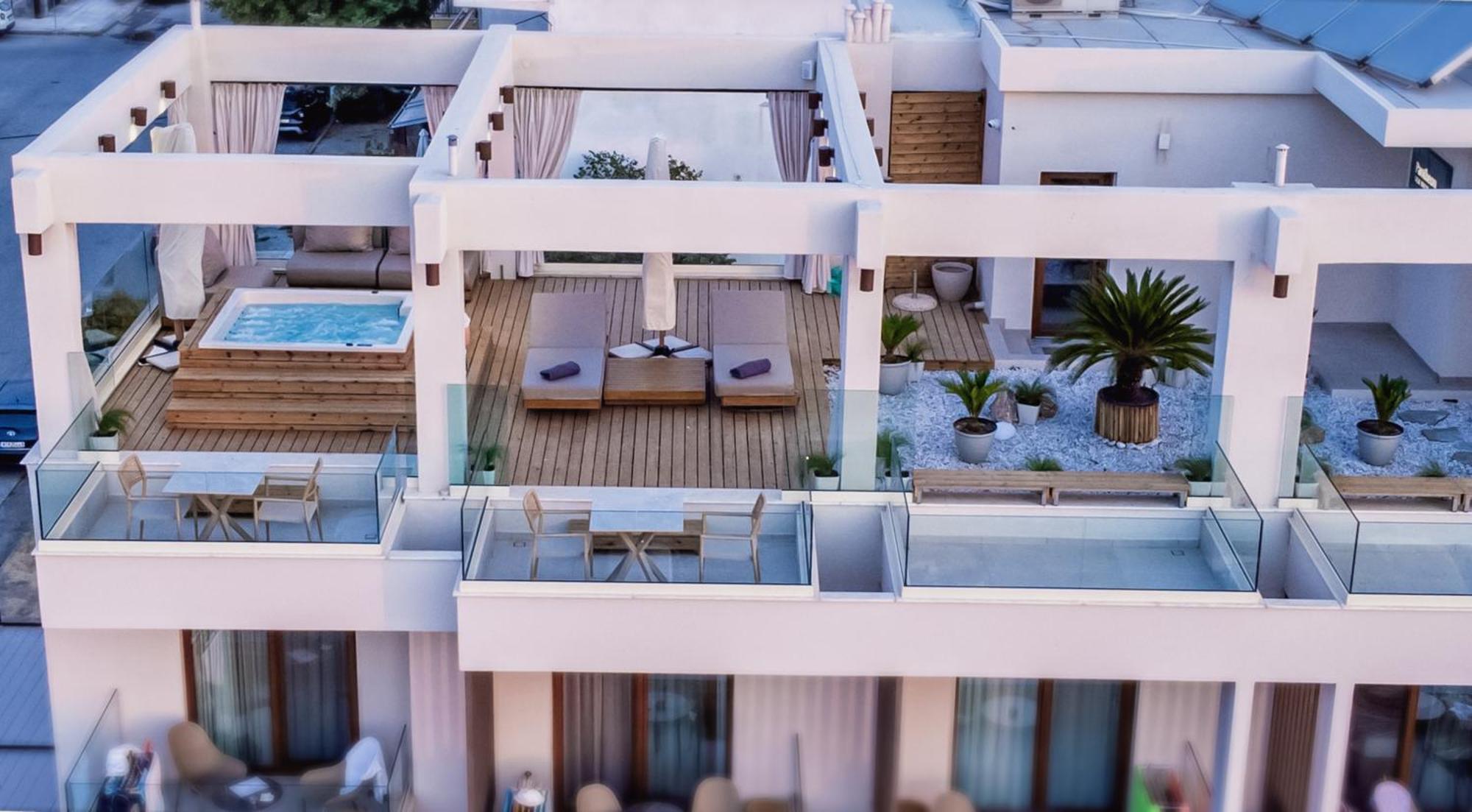 Aparthotel Pantheon Sea View Nei Pori Zewnętrze zdjęcie